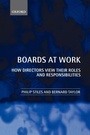 Cover: Boards at Work - Oxford University Press