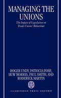 Cover: Managing the Unions - Oxford University Press