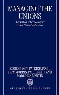 Enlarge image Cover: Managing the Unions - Oxford University Press