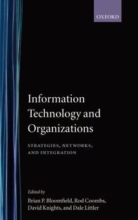 Enlarge image Cover: Information Technology and Organizations - Oxford University Press