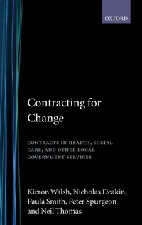 Enlarge image Cover: Contracting for Change - Oxford University Press