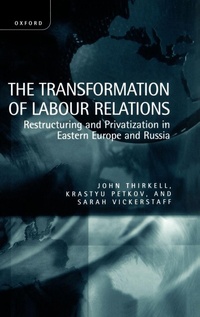 Enlarge image Cover: The Transformation of Labour Relations - Oxford University Press