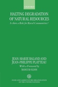 Cover: Halting Degradation of Natural Resources - Oxford University Press