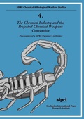 Cover: The Chemical Industry and the Projected Chemical Weapons Convention: Volume I - Oxford University Press
