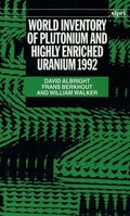 Cover: World Inventory of Plutonium and Highly Enriched Uranium 1992 - Oxford University Press