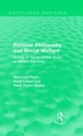 Cover: Political Philosophy and Social Welfare (Routledge Revivals) - Routledge