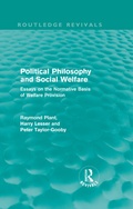 Cover: Political Philosophy and Social Welfare (Routledge Revivals) - Routledge