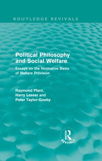 Enlarge image Cover: Political Philosophy and Social Welfare (Routledge Revivals) - Routledge