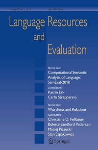 Abbildung von: Language Resources and Evaluation - Springer