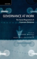 Cover: Governance at Work - Oxford University Press