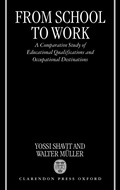 Cover: From School to Work - Clarendon Press