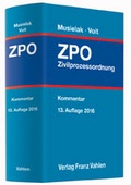 Abbildung von: Zivilprozessordnung: ZPO - Vahlen