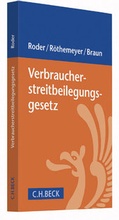 Cover: Verbraucherstreitbeilegungsgesetz: VSBG - C.H.BECK