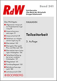 Abbildung von: Teilzeitarbeit - Boorberg