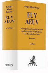 Enlarge image Cover: EUV/AEUV - C.H.BECK