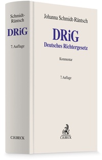 Enlarge image Cover: DRiG: Deutsches Richtergesetz - C.H.BECK