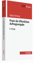 Cover: Praxis der &ouml;ffentlichen Auftragsvergabe - C.H.BECK