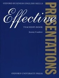 Cover: Effective Presentations: Teacher's Book - Oxford University Press