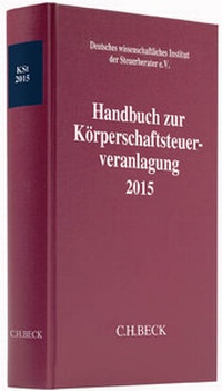 Abbildung von: Handbuch zur Körperschaftsteuerveranlagung 2015 - C.H.BECK