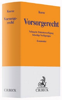 Abbildung von: Vorsorgerecht - C.H.BECK