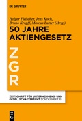 Cover: 50 Jahre Aktiengesetz - De Gruyter