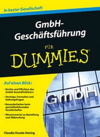 Abbildung von: GmbH-Geschäftsführer für Dummies - Wiley-VCH