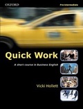Cover: Quick Work Pre-Intermediate: Student's Book - Oxford University Press