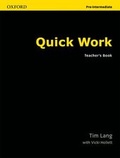 Cover: Quick Work Pre-Intermediate: Teacher's Book - Oxford University Press