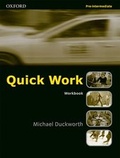 Cover: Quick Work Pre-Intermediate: Workbook - Oxford University Press