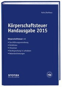 Abbildung von: Körperschaftsteuer Handausgabe 2015 - Stollfuß