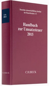 Abbildung von: Handbuch zur Umsatzsteuer 2015 - C.H.BECK