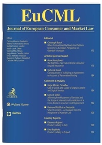 Abbildung von: EuCML - Journal of European Consumer and Market Law - C.H.BECK