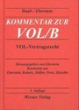 Cover: Kommentar zur VOL/B. Teil B - Werner