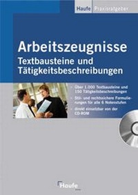 Abbildung von: Arbeitszeugnisse mit CD-ROM - Haufe-Lexware