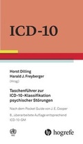 Cover: Taschenf&uuml;hrer zur ICD-10-Klassifikation psychischer St&ouml;rungen - Hogrefe
