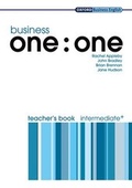 Cover: Business one:one: Intermediate Plus: Teacher's Book - Oxford University Press