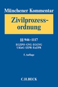 Abbildung von: Münchener Kommentar zur Zivilprozessordnung - C.H.BECK