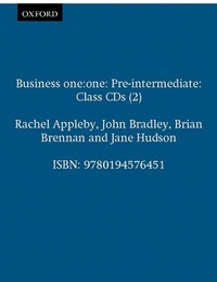 Enlarge image Cover: Business one:one Pre-intermediate: Class CDs (2) - Oxford University Press