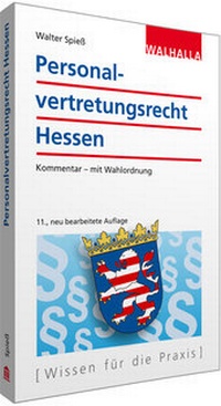 Abbildung von: Personalvertretungsrecht Hessen - Walhalla
