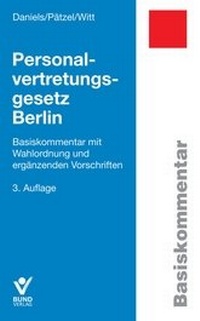 Abbildung von: Personalvertretungsgesetz Berlin - Bund-Verlag