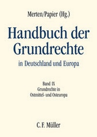 Abbildung von: Handbuch der Grundrechte in Deutschland und Europa - Band IX - C.F. Müller