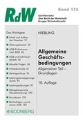 Cover: Allgemeine Gesch&auml;ftsbedingungen - Boorberg