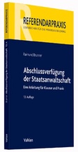 Cover: Abschlussverf&uuml;gung der Staatsanwaltschaft - Vahlen