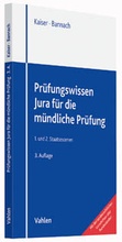 Cover: Pr&uuml;fungswissen Jura f&uuml;r die m&uuml;ndliche Pr&uuml;fung - Vahlen