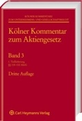 Abbildung von: Kölner Kommentar zum Aktiengesetz - Carl Heymanns Verlag