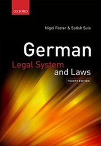 Enlarge image Cover: German Legal System and Laws - Oxford University Press