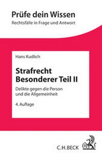 Enlarge image Cover: Strafrecht Besonderer Teil II - C.H.BECK