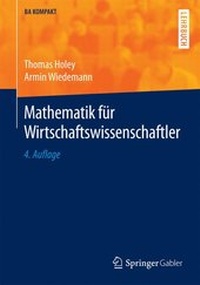 Enlarge image Cover: Mathematik für Wirtschaftswissenschaftler - Springer