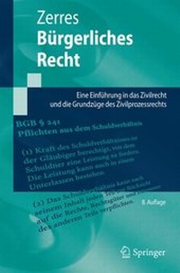 Abbildung von: Bürgerliches Recht - Springer