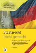 Cover: Staatsrecht - leicht gemacht - Ewald Von Kleist Verlag